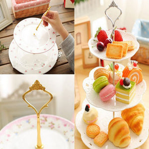 Metal Crown Cake Stand Handle