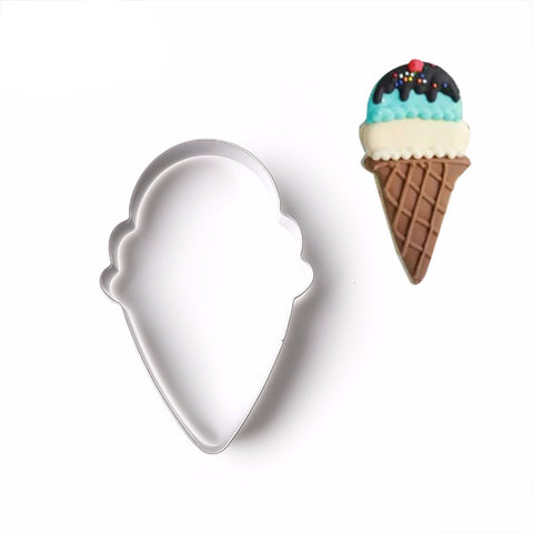Stainless Steel Ice Cream Shaped Cookie Cutter