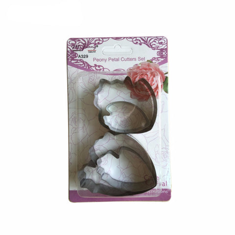 Peony Flower Petals Cookie Cutters
