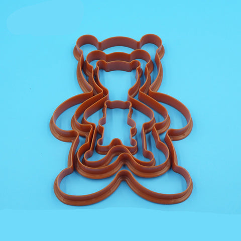 Brown Bear Biscuit Plastic Molder