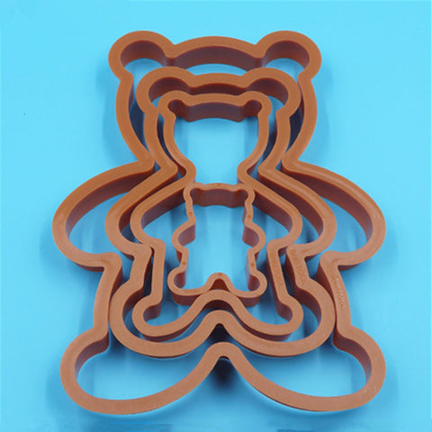 Brown Bear Biscuit Plastic Molder