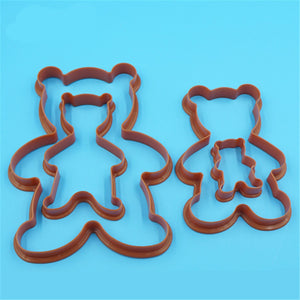 Brown Bear Biscuit Plastic Molder