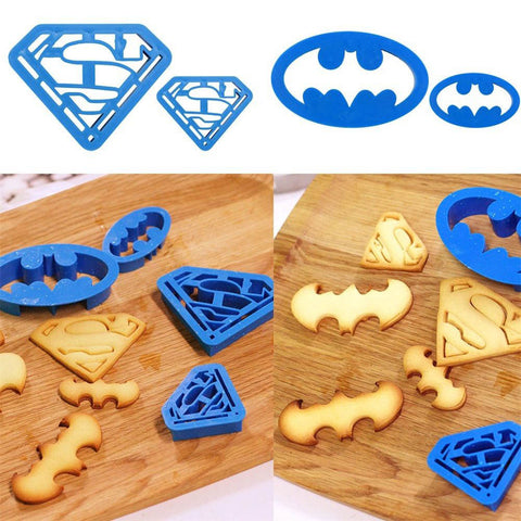 Customize Superman & Batman Cookie Cutters