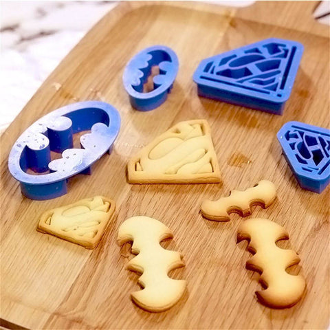 Customize Superman & Batman Cookie Cutters