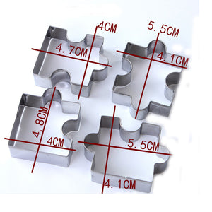 Cookie Puzzle Shaped Cutters