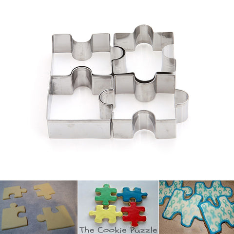 Cookie Puzzle Shaped Cutters