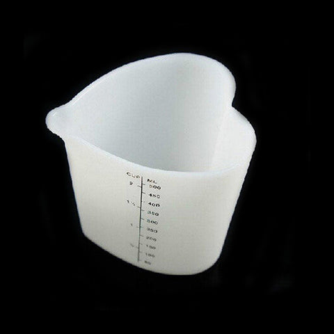 Heart Shaped Silicone Measuring Cups