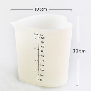 Heart Shaped Silicone Measuring Cups