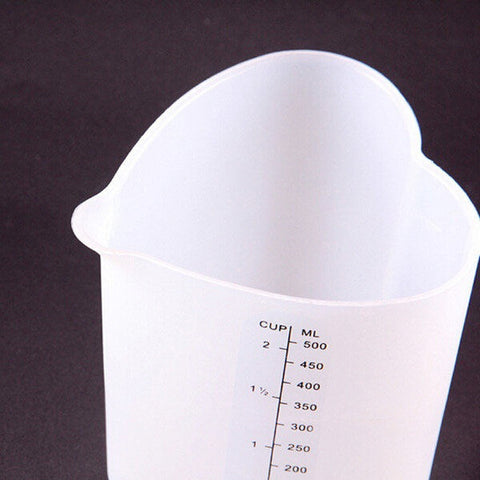 Heart Shaped Silicone Measuring Cups