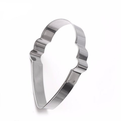 Stainless Steel Ice Cream Shaped Cookie Cutter