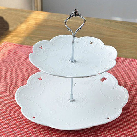 Metal Crown Cake Stand Handle