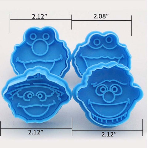 Sesame Street Cookie/Biscuit Cutters