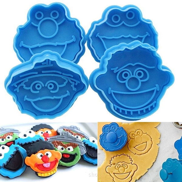 Sesame Street Cookie/Biscuit Cutters