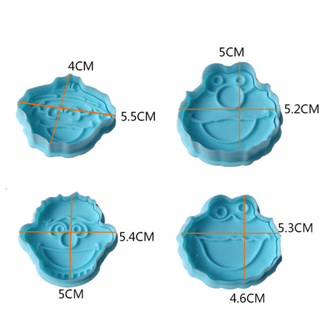 Sesame Street Cookie/Biscuit Cutters