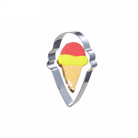 Stainless Steel Ice Cream Shaped Cookie Cutter