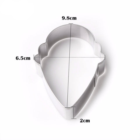 Stainless Steel Ice Cream Shaped Cookie Cutter